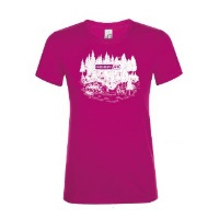 Tee shirt femme fushia