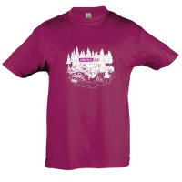 Tee shirt enfant fushia