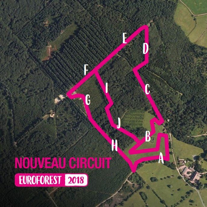 Plan euroforest avec zones