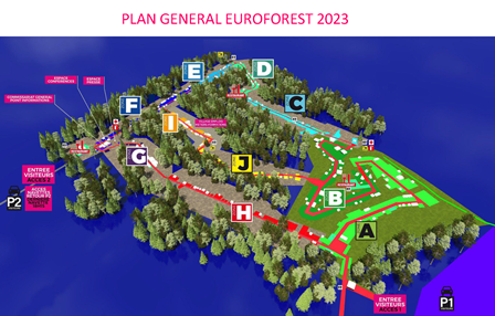 Plan général Euroforest 2023