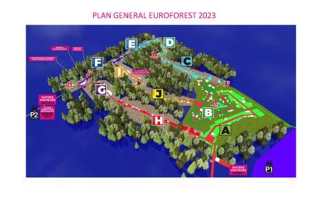 Plan général Euroforest 2023