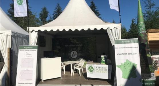 Stand d'Euroforest 2018 ©ExpertsForestiersdeFrance