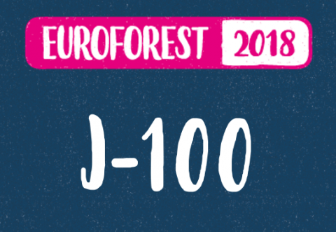 J-100 avant le lancement d'Euroforest 2018